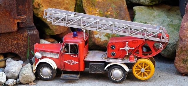idée de cadeau de noël à petit budget : le camion de pompiers